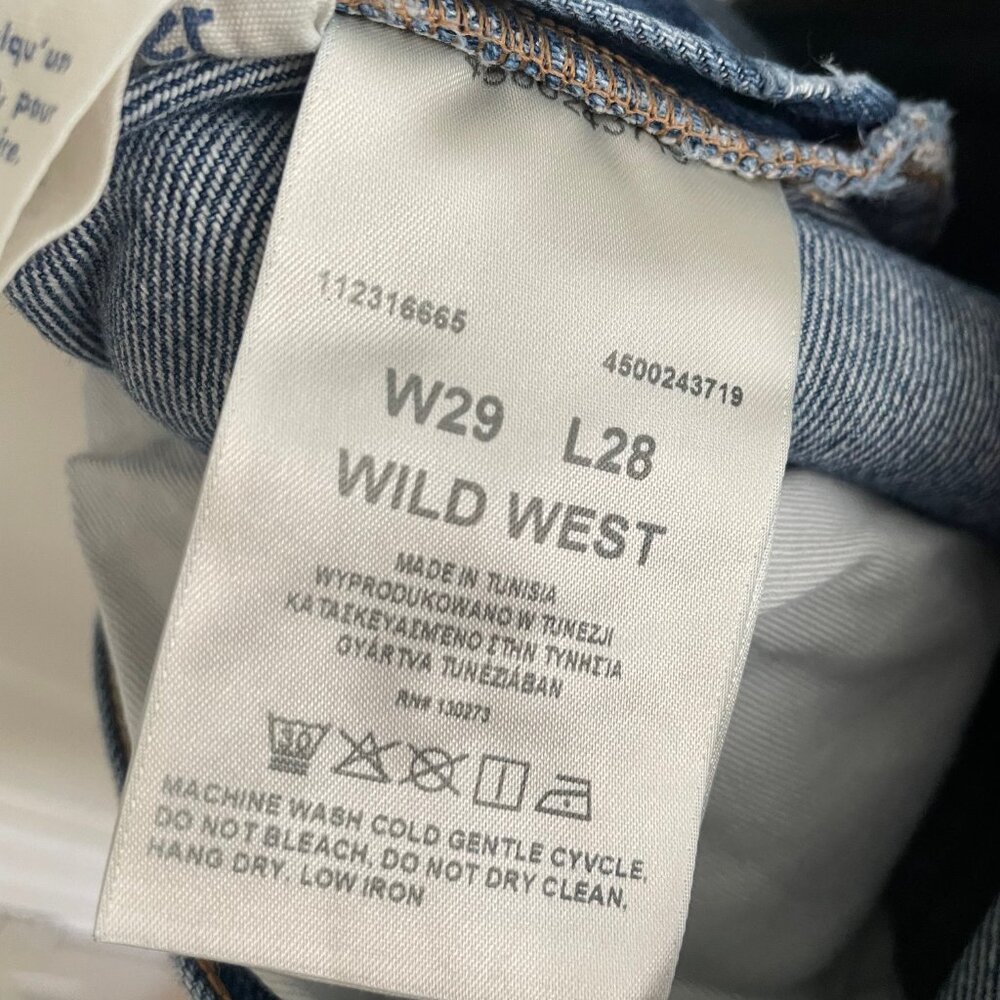 Wrangler Straight Leg Denim, Size 29 - Picture 3 of 3
